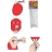 10 Tiges Plastiques Blanches