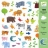 160 stickers animaux