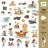 160 Stickers pirates
