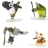 2 figurines Kung Fu Panda