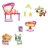 3 Petshop avec accessoires : Salon de beauté