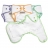 4 couches préformées à pression coton bio 2-5 kilos