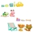 4 Petshop avec accessoires : Plage