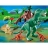 4171-Tyrannosaure avec Velociraptors