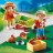 4349-Enfants avec chariot et petits animaux