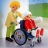 4407-Maman / Enfant / Fauteuil Roulant