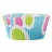 45 Moules en papier cupcakes Seventies turquoise - Chevalier Diffusion