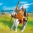4926-Oeuf Guerrier Mongol à cheval