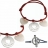 Accroche Coeur - Argent et Nacre