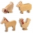 Animaux de la ferme - Bois naturel Bélier (10x8 cm)
