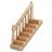 Artesania Accessoires pour maison de poupées - Escalier avec rampe : 7 marches