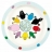 Assiette bébé Barbapapa