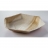 Assiette hexagonale 24 cm en palmier - lot de 25