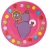 Assiette portrait ronde Barbabelle