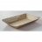 Assiette rectangulaire 24 x 16 cm en palmier - Lot de 25