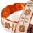 Attache serviette romance orange
