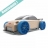 Automoblox S9Rm sports sedan bleu/argent