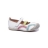 ballerines à scratchs fille blanc multicolore fiesta gbb