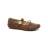 ballerines à scratchs fille marron bronze feeco gbb