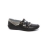 ballerines à scratchs fille noir metal feeco gbb