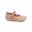 ballerines à scratchs fille rose et imprimé fostine gbb