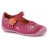 ballerines à scratchs fushia celadon catimini