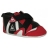 baskets - chaussons cola bébé à scratchs rouge le coq sportif