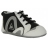 baskets - chaussons colin bébé à lacets noir blanc le coq sportif