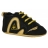 baskets - chaussons colin bébé à lacets noir jaune le coq sportif