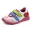 baskets à scratchs fille 102953 a blanc rose- agatha ruiz de la prada