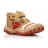 baskets garçon montantes à scratchs beige galaxie gbb