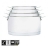 Batterie de 4 Casseroles Inox Plug & Play - 14 + 16 + 18 + 20 cm