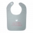Bavoir 'Ma petite princese' gris/rose