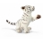 Bébé tigre blanc jouant