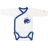 Body blanc et bleu manches longues