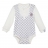 Body coton bio - Pois lilas
