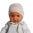 Bonnet Piet Laine et soie - Rose