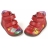 boots à scratchs fille rouge 91921 b- agatha ruiz de la prada