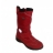 bottes à fermeture fille rouge doublure intérieure - bama-tex