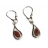 Boucles d'oreilles Argent & Ambre Slimee