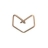 Boucles d'oreilles chevron