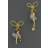 Boucles d'oreilles Grises Pas de deux