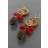 Boucles d'oreilles Images d'épinal Heidi rouge
