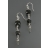 Boucles d'oreilles Les Classiques 3 perles noir