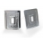 BOUTONS DE MANCHETTES ASTREE - Argent & Modernité