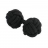 Boutons de manchettes noirs