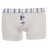 Boxer Arthur Club blanc à fins carreaux bleus