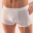 Boxer Blanc côte fine Hypoallergénique