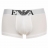 Boxer Emporio Armani en coton blanc, siglé EA