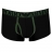 Boxer Emporio Armani Noir, ceinture kaki